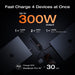 RAPID Pro Power Bank (27,650mAh, 300W, 140W Built-in Cable) - angled view