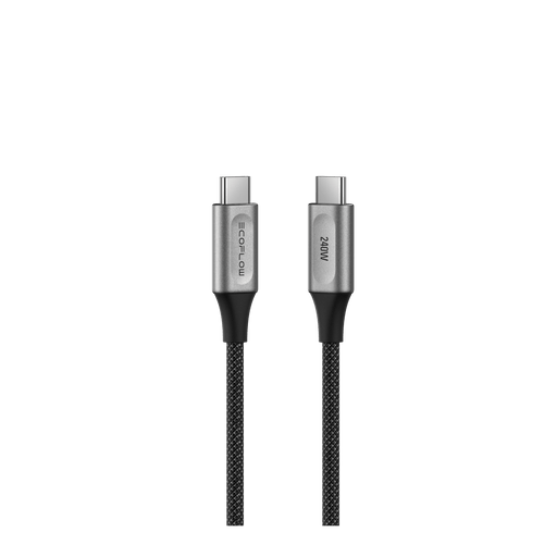 RAPID Pro USB-C to USB-C Cable (240W, Nylon) - front view