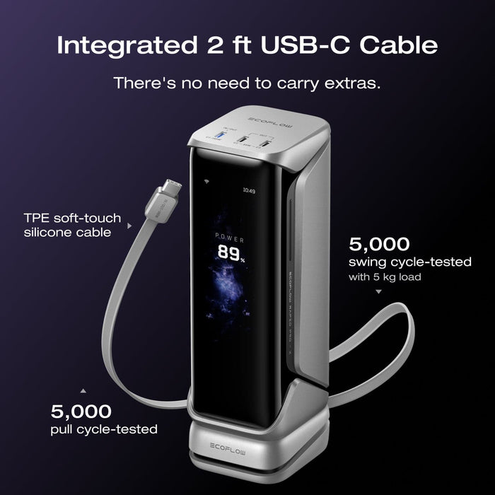 RAPID Pro X Power Bank (27,650mAh, 300W) - size and scale