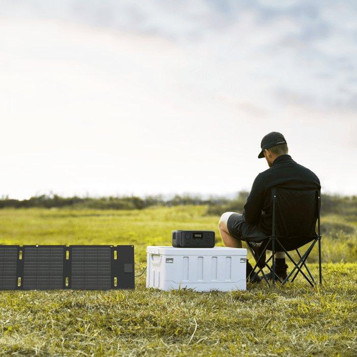 RIVER 3 + 45W Solar Panel - front view