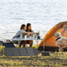 RIVER 3 + 45W Solar Panel - in use