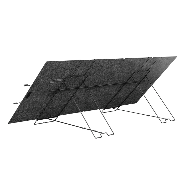 Solar Panel Foldable Bracket - in use