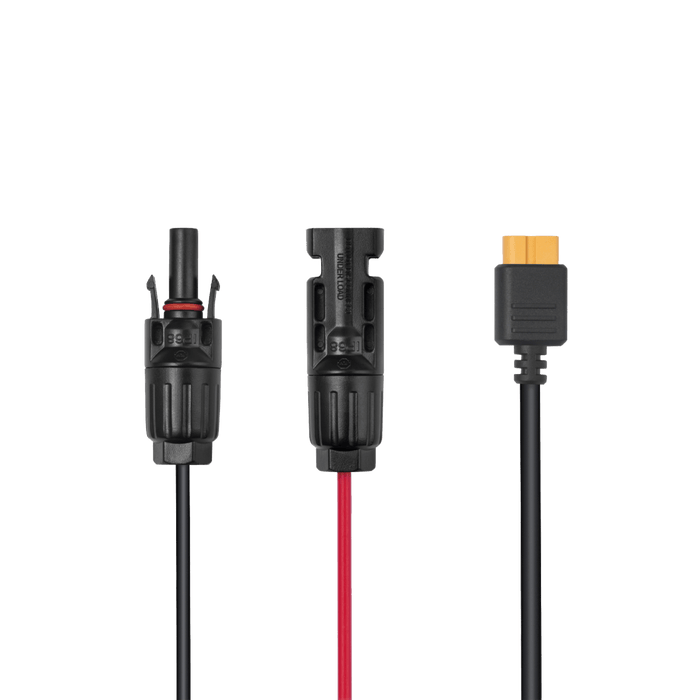 Solar to XT60/XT60i Charging Cable - detail close-up