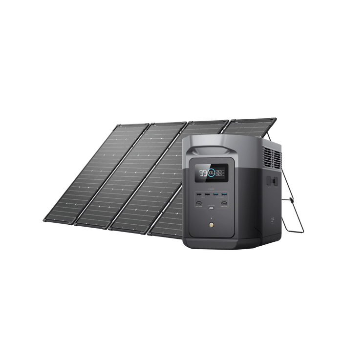 DELTA 2 Max Solar Generator - angled view