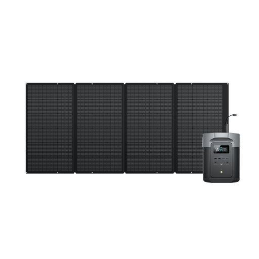Green Vista Living EcoFlow DELTA 2 Max + 400W Solar Panel | 3400W, 2048Wh, X-Boost, Home & Outdoors Bathroom Vanity