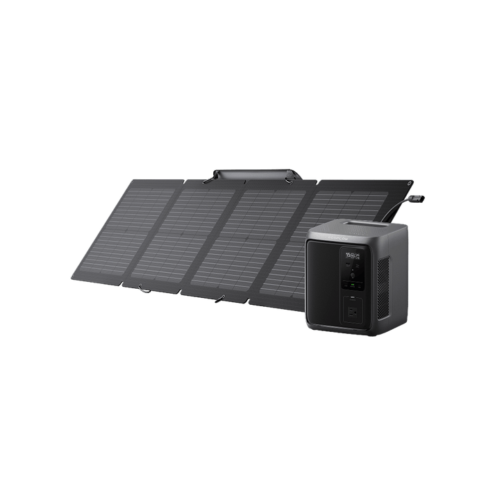 DELTA 3 1000 Air (10ms UPS) Portable Power Station - control panel detail