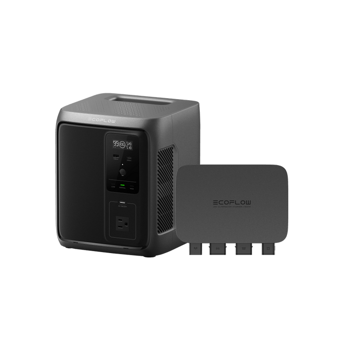 DELTA 3 1000 Air (10ms UPS) Portable Power Station - back view