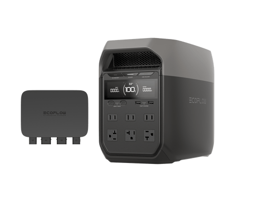 DELTA 3 + 800W Alternator Charger - front view