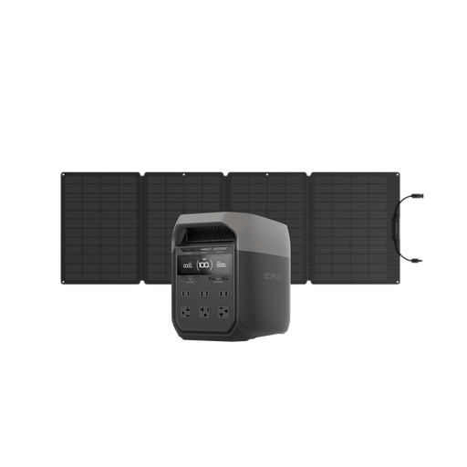 DELTA 3 Solar Generator - angled view