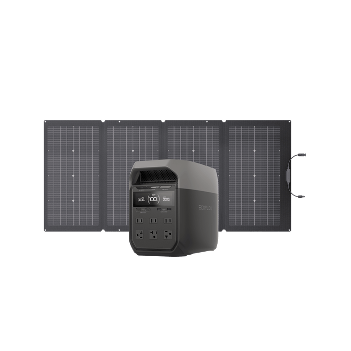 DELTA 3 Solar Generator - front view