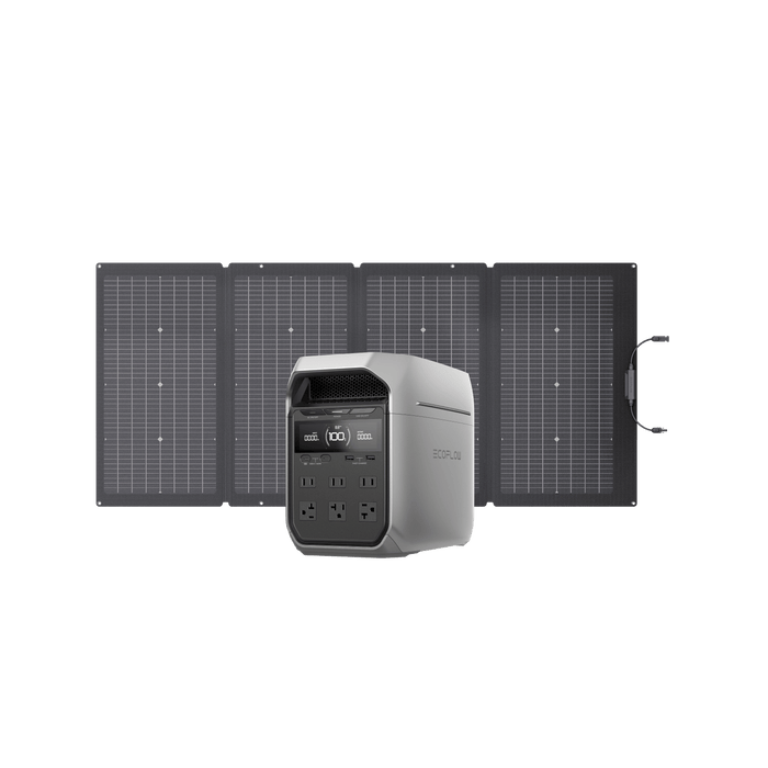 DELTA 3 Plus Solar Generator - front view