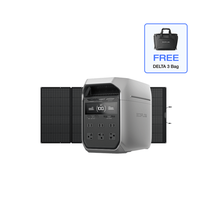 DELTA 3 Series Solar Generator (PV400W) - detail view