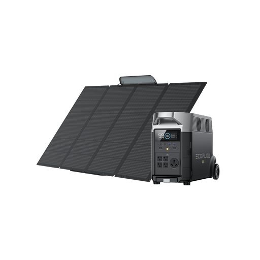 DELTA Pro Solar Generator (PV400W) - angled view