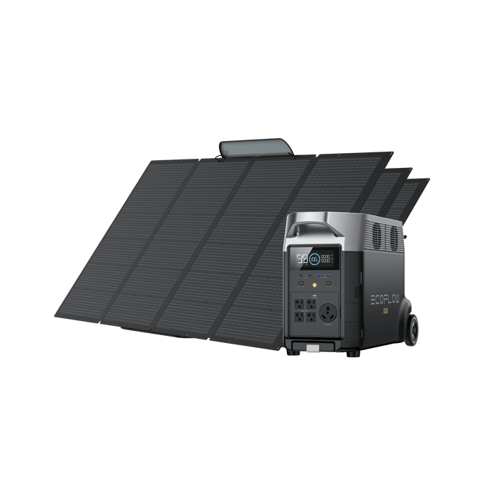 DELTA Pro Solar Generator (PV400W) - in use