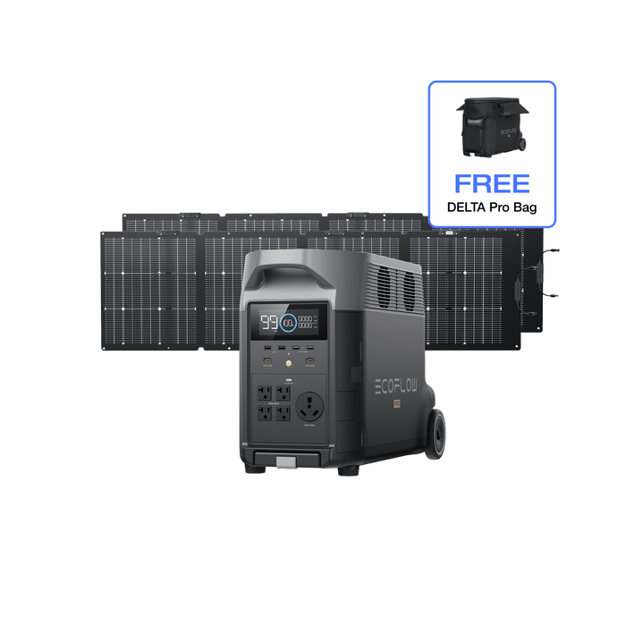 EcoFlow DELTA Pro + 2 × 220W Portable Solar Panel - image 8