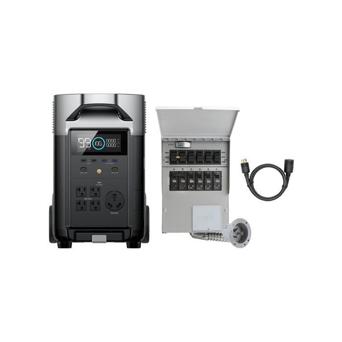 DELTA Pro + Transfer Switch - front view