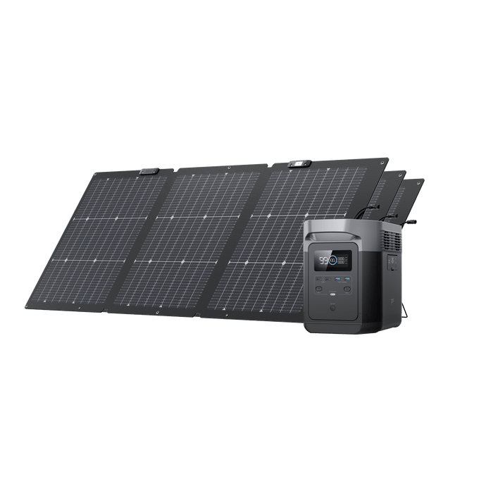 DELTA Solar Generator (PV 160W) - in use
