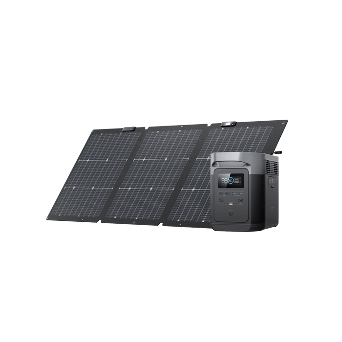 DELTA Solar Generator (PV 160W) - angled view