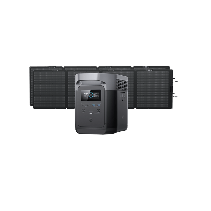 DELTA Solar Generator (PV 220W) - angled view