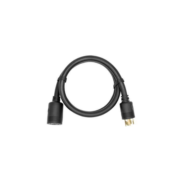 NEMA L14-30R TO L14-30P Generator Cord (4.92ft / 1.5m) - front view
