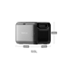 GLACIER Classic Portable Fridge Freezer + 500W Alternator Charger - in use