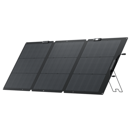 160W Portable Solar Panel 2-Pack - front view