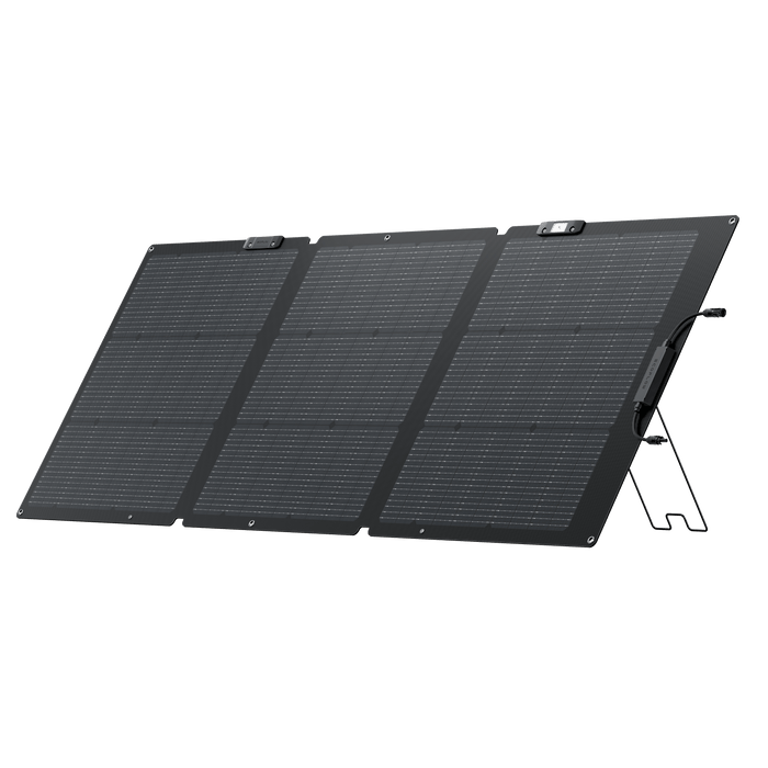 160W Portable Solar Panel 2-Pack - front view