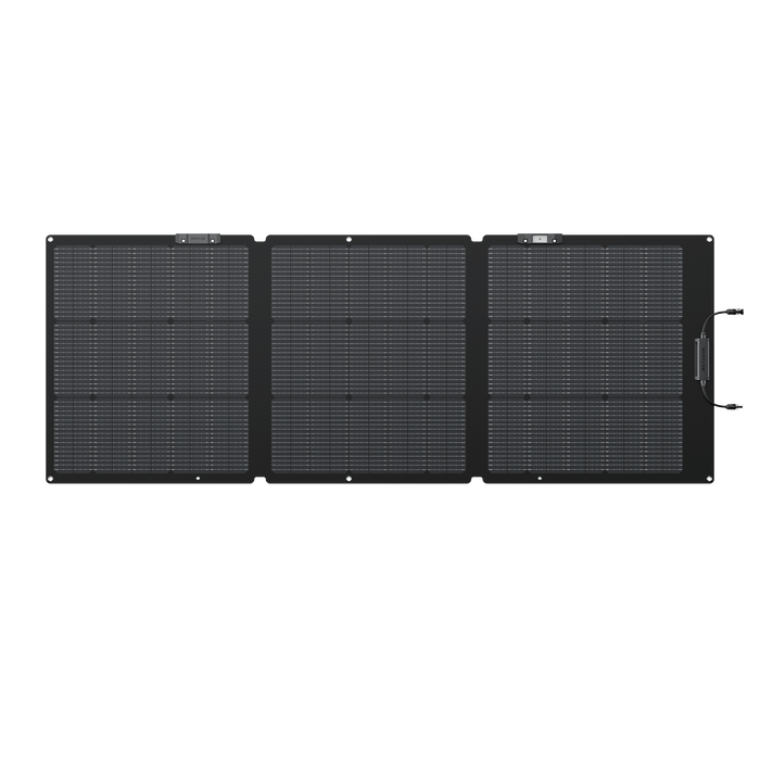 160W Portable Solar Panel 2-Pack - angled view