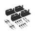 Rigid Solar Panel Mounting Feet - front view