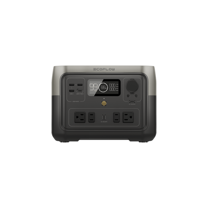 EcoFlow RIVER 2 Max 500 portable power station 499Wh front view
