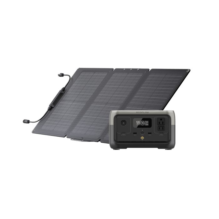 RIVER 2 Solar Generator (PV60W) - front view