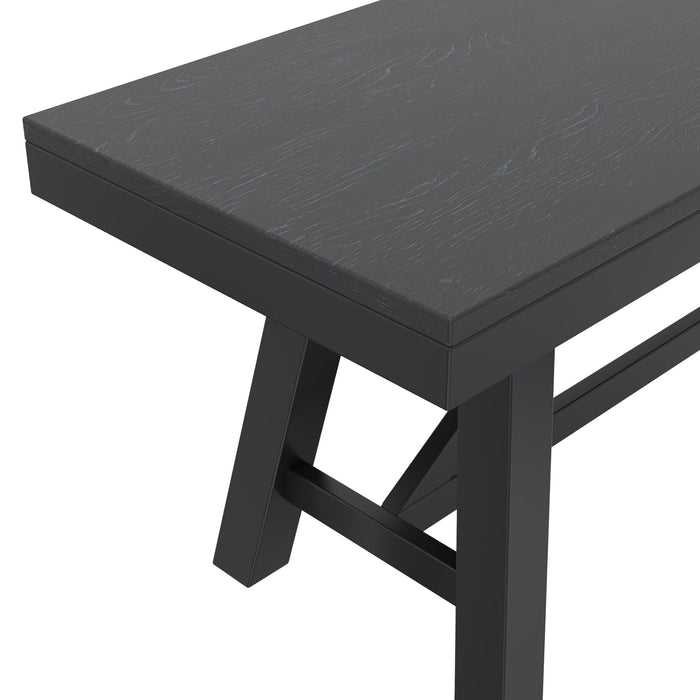 Alpine Furniture Cleo Eleanor Bench, Black