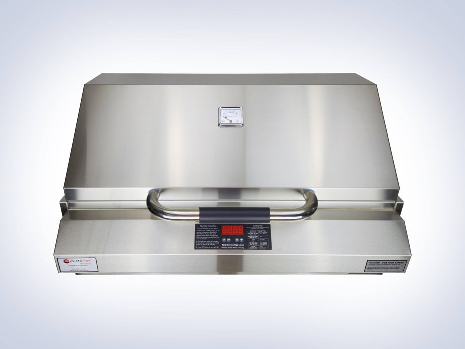 Emerald 24″ Built-In Outdoor Electric Grill - front view