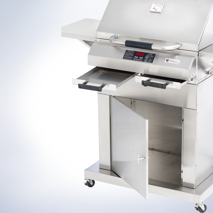 Emerald 24” Closed-Base Outdoor Electric Grill - side view