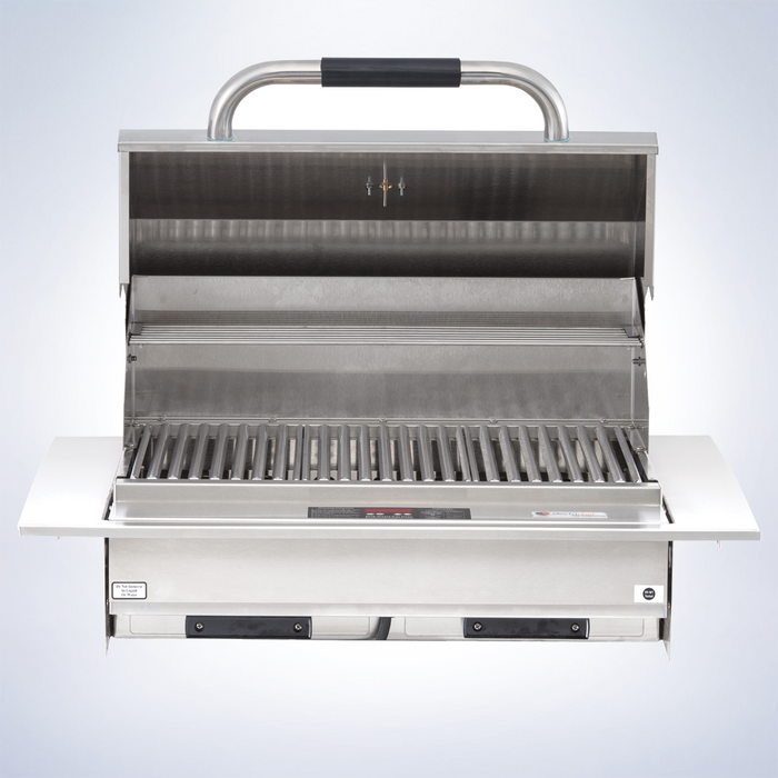 Emerald 24″ JA/CT Built-In Outdoor Electric Grill - angle view