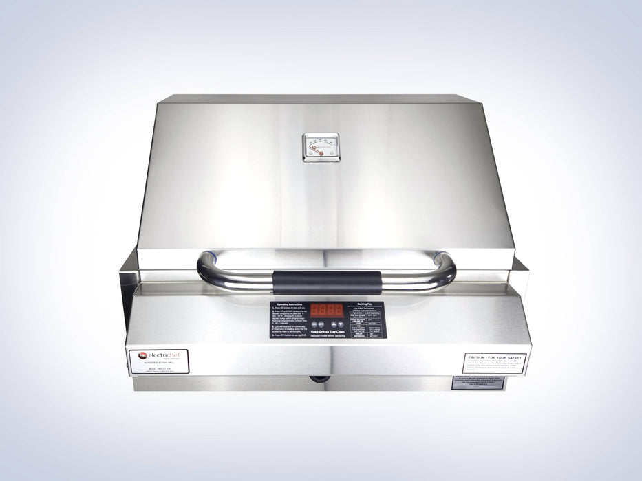 Emerald 24″ Marine Built-In Outdoor Electric Grill - front view