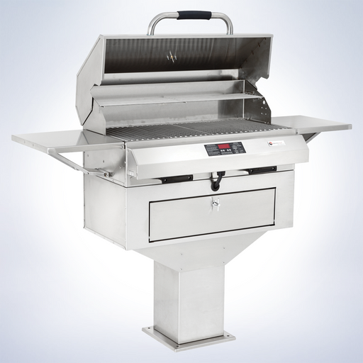 Electri-Chef Emerald 24” Pedestal-Base Outdoor Electric Grill - 4400-EC-336-PB-24 Electri-Chef