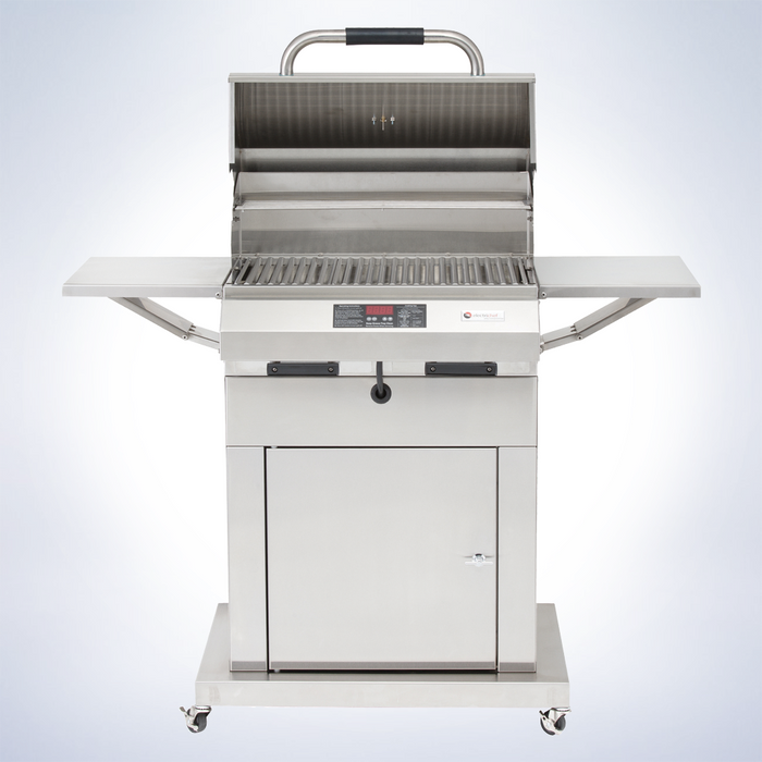 Ruby 32"  Closed-Base Outdoor Electric Grill - side view