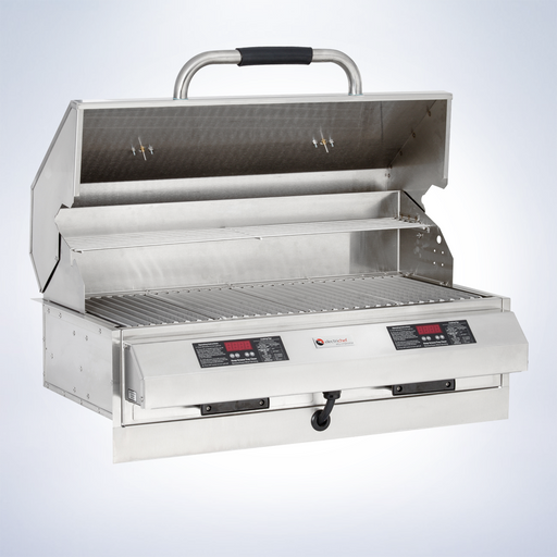 Ruby 32″ Dual Built-In Outdoor Electric Grill - front view