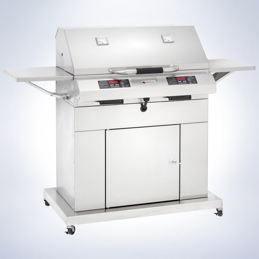 Ruby 32″ Dual Closed-Base Outdoor Electric Grill - front view