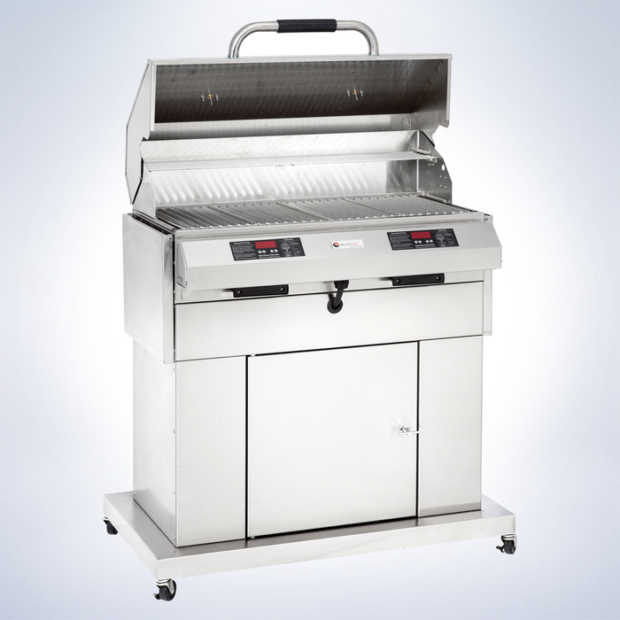 Electri-Chef Ruby 32″ Dual Closed-Base Outdoor Electric Grill - 4400-EC-448-CB-D-32 Electri-Chef