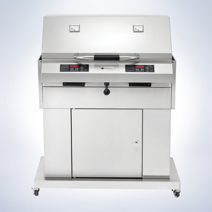 Electri-Chef Ruby 32″ Dual Closed-Base Outdoor Electric Grill - 4400-EC-448-CB-D-32 Electri-Chef