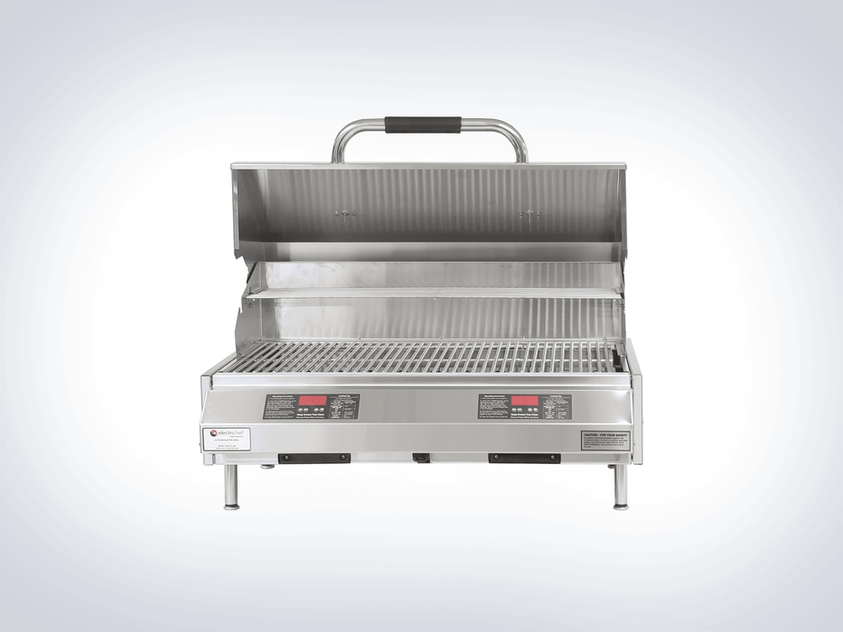 Electri-Chef Ruby 32″ Dual Tabletop Outdoor Electric Grill - 4400-EC-448-TT-D-32 Electri-Chef