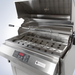 Ruby 32″ Pedestal-Base Outdoor Electric Grill - lifestyle in-use