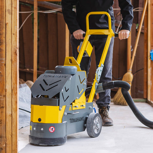 Tomahawk Power 10" Electric Concrete Floor Grinder 1.5HP Motor for Smoothing, Floor Prep, Coatings - Alternate View