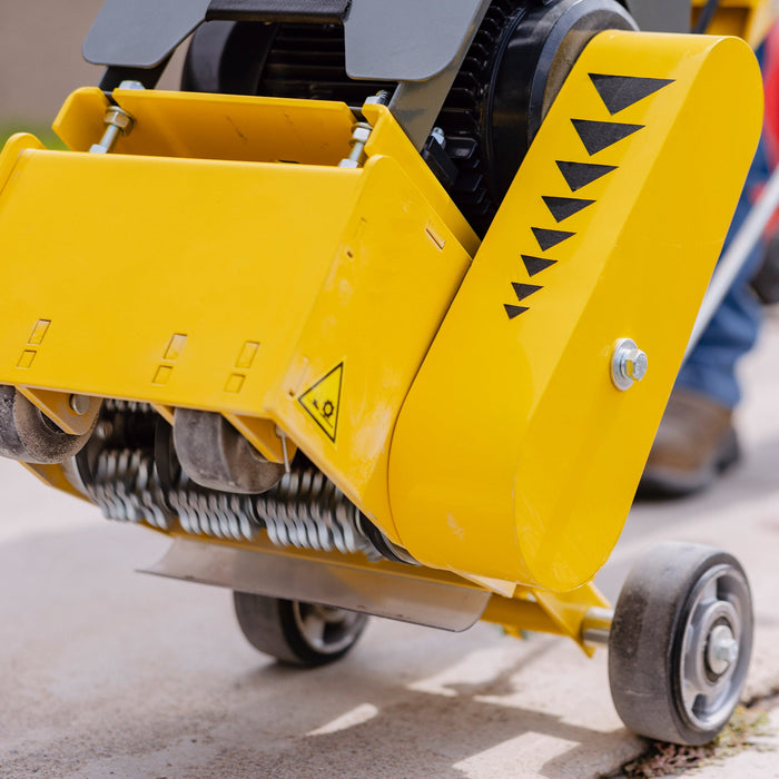 Tomahawk Power Electric 8” Concrete Scarifier Planer Grinder for Sidewalk Trip Hazard Repair, Traffic Line Removal - View 11