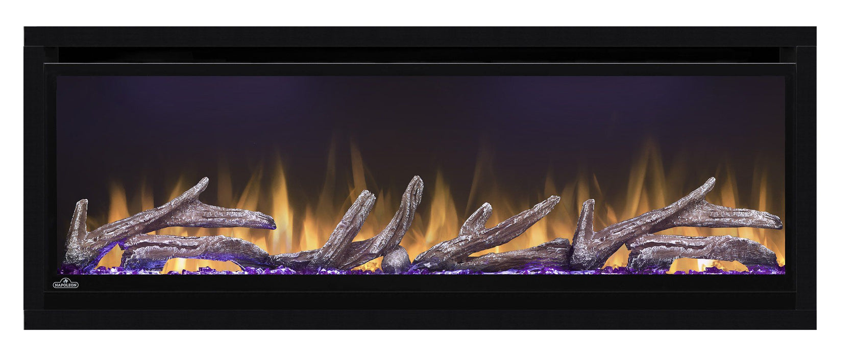 Napoleon Alluravision 42" Deep Wall Mount Electric Fireplace - Deep - NEFL42CHD - Close-Up
