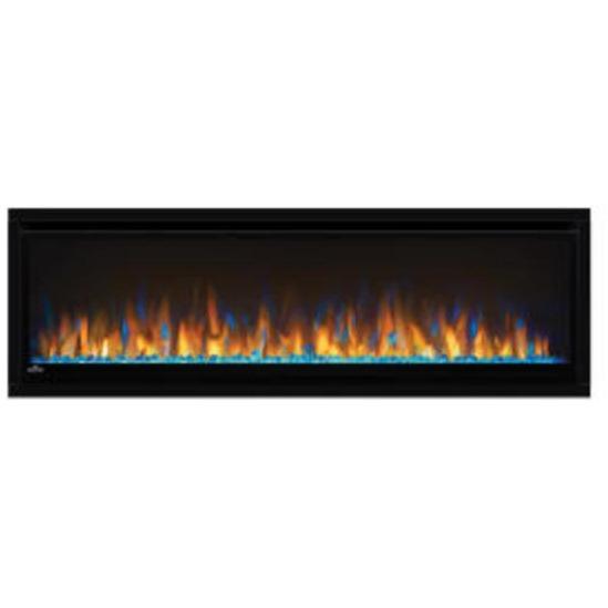 Napoleon Alluravision 50" Wall Mount Electric Fireplace - Slim - NEFL50CHS - Close-Up