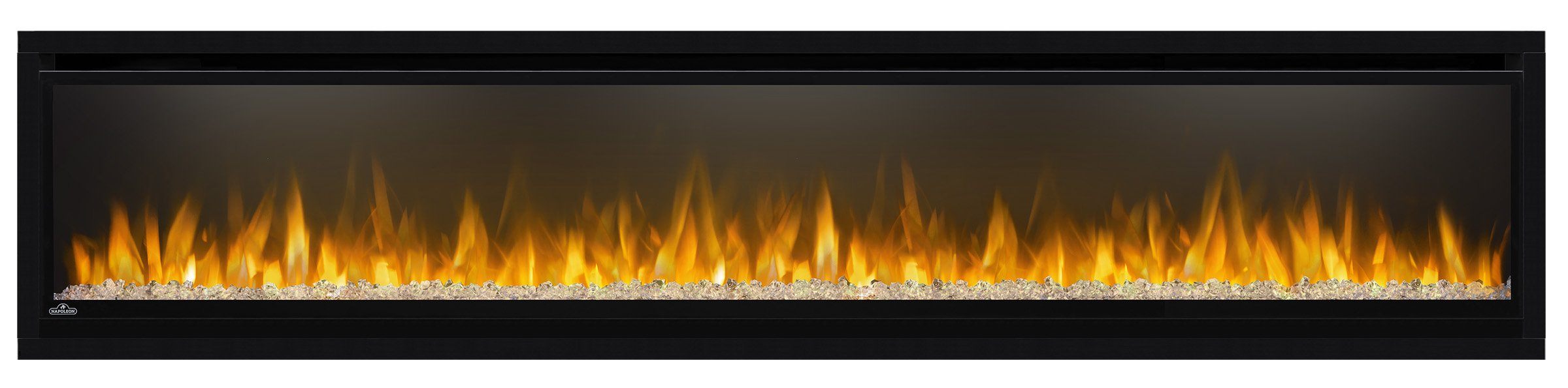 Napoleon Alluravision 74" Wall Mount Electric Fireplace - Slim - NEFL74CHS - Side View
