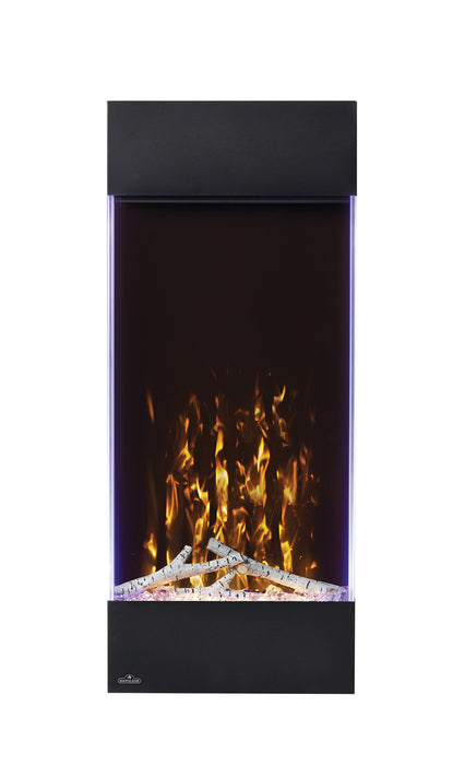 Napoleon Allure 38-in Vertical Wall Mount Electric Fireplace | NEFVC38H - Side View